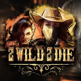 2 Wild 2 Die online game logo by Hacksaw Gaming on cowboyspincasino.pt