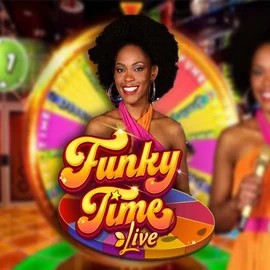 Funky Time casino game by Evolution – featured logo at Cowboy Spin Casino