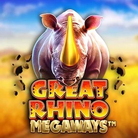 Slots logo of Great Rhino Megaways from Pragmatic Play at Cowboy Spin Casino