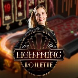 Lightning Roulette logo by Evolution Cowboy Spin Casino