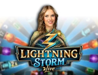 Official Live Casino logo: Lightning Storm by Evolution at Cowboy Spin Casino