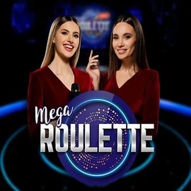 Mega Roulette slot icon by Pragmatic Play, available at Cowboy Spin Casino