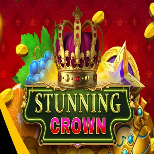 Stunning Crown slot logo by BF Games at Cowboy Spin Casino